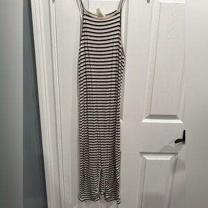 Lysse Black and White Striped Maxi Dress